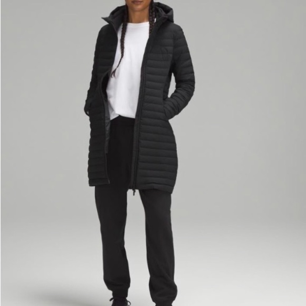 SOLD-lululemon athletica Black Quilted Jacket